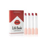 (As show, One size) 4 Colors Matte Cigarette Lipstick Pack Set Tube Women Make up Velvet Cosmetic Lipsticks B