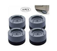 (As show, One size) 4 PCS Washing Machine Foot Pads Anti Vibration Washer Feet Pad Anti Slip Rubber Foot Pad for Washing Machines and Dryers