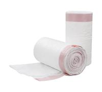(As show, One size) 40*50cm 120 Count Drawstring Trash Bag, White