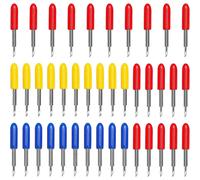 (As show, One size) 40 Pcs Vinyl Cutter Blades 30/45/60 Degree Roland Blades Plotter Blades Cutting Blades Replacement Blades for Cricut Explore Air/Air 2