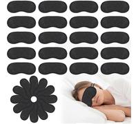 (As show, One size) 40 Pieces Night Mask, Soft Eye Mask to Block Sun and Light When Sleeping, Individual Pack Sleep Masks for Travel, Airplane, Hotel, Party