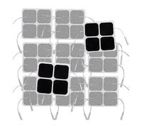 (As show, One size) 40pcs Tens Unit Pads, 2x2 Electrodes for Ems Muscle Stimulator Electrotherapy Pads-D8