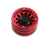 (As show, One size) 4Pcs Aluminum Alloy 1.9 Beadlock Wheel Rims Hub for 1/10 RC Crawler TRX4 D90 Axial SCX10 90028 9003