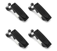 (As show, One size) 4Pcs Compression Latch Lock Zinc Alloy Flush Lever Latch Adjustable Grip Range 0.04 Inch-0.94 Inch