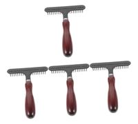 (As show, One size) 4Pcs Detangling Comb Mats Beauty Tools Hair Removal Tool Massage Tools Pet Massage Comb Pet Hair Remover Comb For