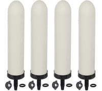 (As show, One size) 4Pcs Replacement Ceramic Water Filter Compatible With Water Filtration System