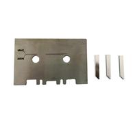 (As show, One size) 4Pcs/Set Aluminum Check Bar Head & Guide Gauge Mechanical Alignment Metal Parts for Home Cinema Built to Last