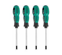 (As show, One size) 4pcs/Set Screwdriver Bits U Fork Magnetic Grooved Screw Driver CR-V Multi Function Tool Kit Hand