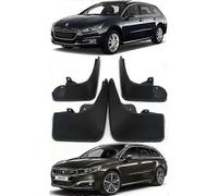 (As show, One size) 4X Front & Rear Splash Guards Mud Flaps Fender For 2010-2017 Peugeot 508 SW
