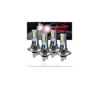 (As show, One size) 4x H7 Led Headlight Bulb Kit High Low Beam 120w 60000lm Super Bright 6000k White