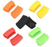 (As show, One size) 5 Pairs Silicone Kitchen Pot Holders Silicone Oven Gloves Pot Grip Silicone Handle Holder Anti-Hot Pot Clip Heat Resistant for Kitchen Accessories