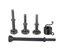 (As show, One size) 5 Pcs Smoothing Pneumatic Air Hammer Pneumatic Chisel Bits Tools Kit