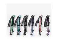 (As show, One size) 5-section Folding Trekking Poles Walking Stick Hiking Naturehike Antishock