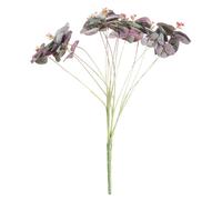 (As show, One size) 50cm Artificial Bouquet Eucalyptus Red Green Flower Gum Stem Spray Decoration red