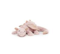 (As show, One size) 50cm Pink Dragon Plush Good Guy Doll Cute Ornament Gift Medium Soft Brithday Gift