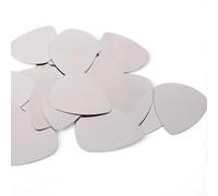 (As show, One size) 50Pcs Guitar Picks Plectrum 0.3Mm Stainless Steel Metal Electric Guitar Bass Picks Plectrum Guitar Parts & Accessories