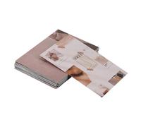 (As show, One size) 50PCS Scrapbooking Material, Retro Diary Paper, DIY Craft Background, Light Writing Decoration, For