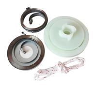 (As show, One size) 5200 5800 52cc 58cc Chinese Chainsaw Easy Starter Recoil Spring Pulley Rope Repair Kit Gas Saws