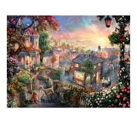 (As show, One size) 5D diaman(30*40)t peinture rue urbaine paysage architectural (28) brique peinture l'huile bricolage point de croix plein de diamants