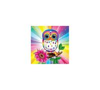 (As show, One size) 5D Diamond Painting Kits for Adults Full Drill,DIY Paint with Diamond Embroidery Art Craft Mosaic Making for Home Wall Decor,Cute Owl(12x12 Inches)