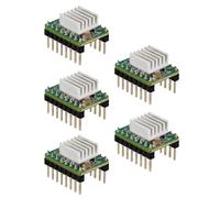 (As show, One size) 5PCS Advanced 3D Printer Stepper Motor Driver Board 3D Printer Repair Part Simple-Step and Direction Control Interface