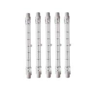 (As show, One size) 5pcs Lighting 1000w Halogen R7s Energy Saving Linear Halogen Floodlight Security Light Bulbs J189 -aa