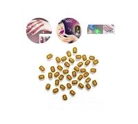 (As show, One size) 5Pcs NFC Flash Nail Sticker LED Bare Chip Intelligent Luminous Nail Lamp Nail Sticker Enhancement