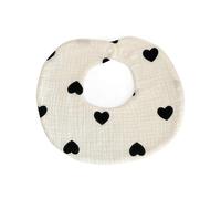 (As show, One size) 6-Layer Baby Cotton Bib for Eating Newborn Drooling Bib Saliva Towel Absorbent Burp Cloth Bandana Scarf for Infant