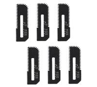 (As show, One size) 6-Pack Drywall Cut-Out Saw Blades compatible with Cordless Cut-Out Saw, Cuts Drywall Up to 1-3/16Inch Thick (Depth Markings)