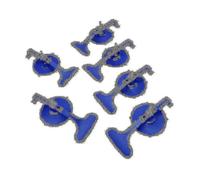 (As show, One size) 6pc Suction Clamp Set Window Suction Cups For Sealing Rear Window To Top Convertible Glass Windshie