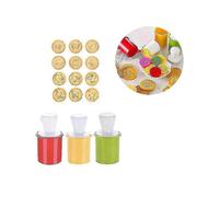 (As show, One size) 6pcs DIY Cookie Stamp Mold Embossing Mold Cookie 3D Cutter Cake Tool Kitchen yellow