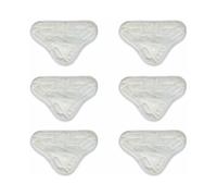 (As show, One size) 6pcs Microfiber Steam Mops Cleaning Pads Replacement Steam Mop Compatible for H2O X5 H20 Washable