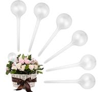 (As show, One size) 6PCS Plastic Watering Globes, Plant Water Dispenser 2 weeks Flowerpot, Holiday Plant Automatic Watering Can