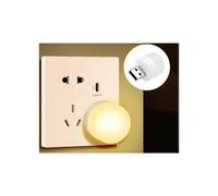 (As show, One size) 6pcs Portable Usb 5v Mini Night Light Led Eyes Protection Table LampWarm light