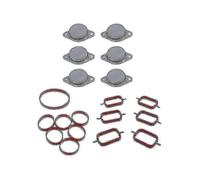 (As show, One size) 6x 33mm For Bmw Diesel Swirl Blanks Flaps Repair Delete Kit With Intake Gaskets