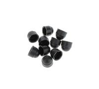 (As show, One size) 6x10pcs M6 Black Dome Bolt Nut Protection Caps Cover Hexagon Screws M8x13mm