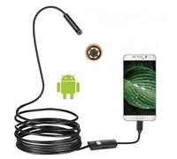 (As show, One size) 7.0mm hard-wired Android mobile phone with built-in camera industrial endoscope pipeline dental auto repair USB camera, 3.3FT