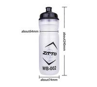(As show, One size) 750ml Bicycle Water Bottle Leak-proof Portable Mountain Road Bike Kettle Drinking Cup Ultralight Drink Sport Water Bottle