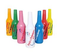 (As show, One size) 7PCS Coloured Flair Bartender Bartending Practice Bar Pub Bottle Wine Cocktail Shaker