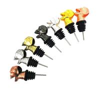 (As show, One size) 7PCS Wine pourer, Halloween pourer, Skull Wine Aerator Pourer Whiskey Pourer, Unique Halloween Souvenirs Gifts, Perfect Wine Gift for Skull Lover, Hal