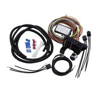 (As show, One size) 8 Circuit Universal Wiring Harness Kit compatible with Muscle Car Hot Rod Wiring Street Rod Rat Rod compatible with