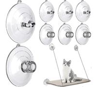 (As show, One size) 8 Pcs Suction Cups Cat Window Perch Cat Window Hammock Replacement Suction Cup for Kitty Cat Window p