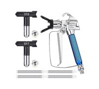 (As show, One size) 8 Pieces Airless Paint Sprayer with Nozzle Guard 2 Tips and 4 Airless Paint Filter for Spraying Acc