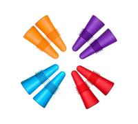 (As show, One size) 8 Pieces Wine Stoppers, Reusable Silicone Beverage Bottle Sealer Replacement with Handle for Cork to Keep Wine Fresh - Red, Blue, Orange, Purple