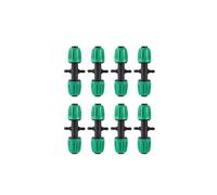 (As show, One size) 8pcs 1/2" to 2 Way 1/4" Irrigation Hose Fitting Quality Anti-Fall (Fits 13mm ID/4mm ID) (10pcs 4 Channel)