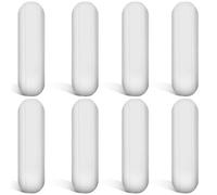 (As show, One size) 8Pcs 8mmx30 mm PTFE Magnetic Stirrer Mixer Stir Bar Stir Rod Magnetic Laboratory Bar Stir Plate Bar Stir Plate Magnet