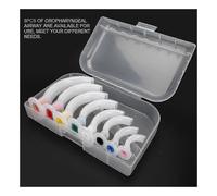 (As show, One size) 8pcs/box Mixed Airway Tube Gas Guide Tube For Orop Haryngeal Disposable Airway For Emergency First Aid