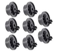 (As show, One size) 8Pcs Dishwasher Wheel Durable 165314 Dishwasher Lower Rack Wheel Replacement Fit for Whirlpool and