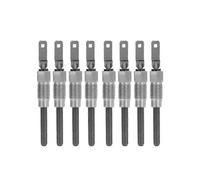 (As show, One size) 8pcs Glow Plug Solid Construction 0250202126 Diesel Fast Start Glow Plug For 6.5L 6.2L 1982 2005