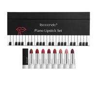 (As show, One size) 8pcs Matte Lipstick Set Velvet Lipstick Moisturizing Long Lasting Lip Gloss Makeup Party Gift for Girls and Women